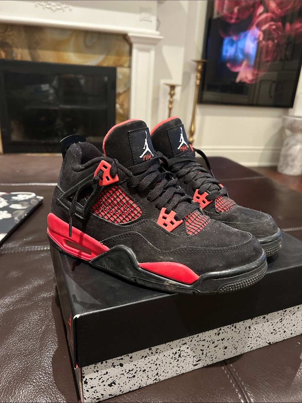 Air Jordan 4s with box